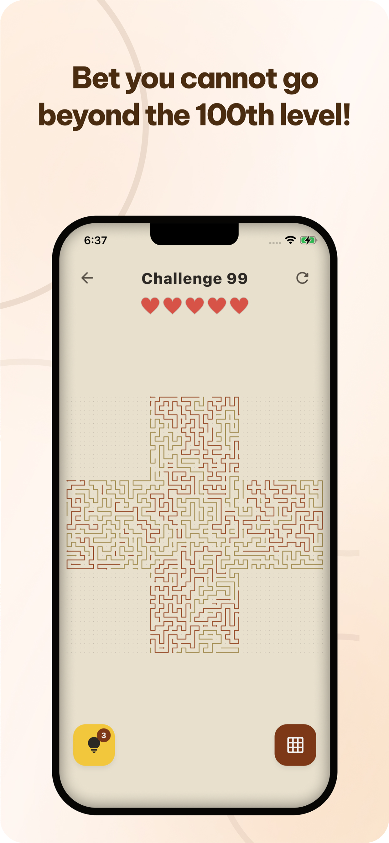 Challenge 99 Cross Maze